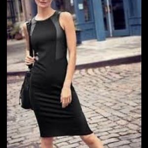 Black Leather Athleta Dress